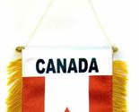 K&#39;s Novelties Canada Mini Flag 4&quot;x6&quot; Window Banner w/Suction Cup - £2.31 GBP