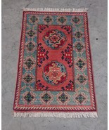 Geometric Bokhara Turkmen Afghan 2x3 Wall Rug - $172.00