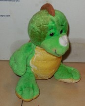Ganz Webkinz Green Dinosaur 9&quot; plush Stuffed Animal toy - £7.68 GBP