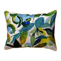 Betsy Drake Blueberries Extra Large Zippered Pillow 20x24 - £48.74 GBP