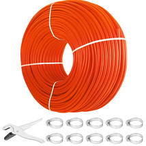 1/2 x 1000ft Pex Tubing Oxygen Barrier O2 EVOH Red Radiant for in Floor Heat - £213.55 GBP