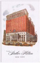 Postcard The Statler Hilton Hotel New York City - £2.31 GBP