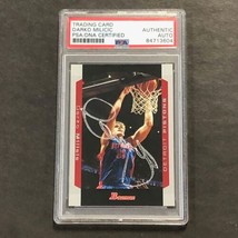 2004-05 Bowman #66 Darko Milicic Signed Card AUTO PSA Slabbed Pistons - £39.86 GBP