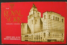 Toronto, Canada The Royal York Hotel Posted Postcard 1965 - £2.32 GBP
