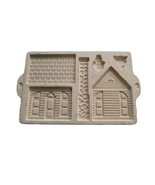 Pampered Chef Stoneware Gingerbread House Mold 1992 - $14.99