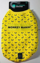 Dog Sweater Monkey Mania Bananas Size 4 New - $145.82 MXN