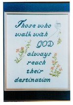 Inspirational Easter Walk With God Patty Ann Creations Cross Stitch Kit ... - $16.99