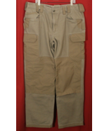 Duluth Trading Co. Pants Men&#39;s 42 x 33 Double Knee Carpenter Cargo Workw... - $27.70