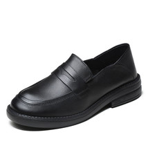New Handmade Flat Shoes Women Slip On Daily Casual Loafers 100% Genuine Leather  - £74.72 GBP