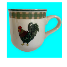 Rooster Morn Mug Cup Julie Ingleman Designs International China 1998 - $11.30