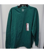 Member&#39;s Mark Essential Long Sleeve Premium Soft Crewneck Tee Emerald Co... - $18.68 CAD