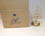 Avon Spun Glass Angel Ornament Very Nice In Box 1999 Gold - $17.99