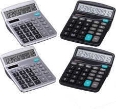 Office Desktop Calculator Basic 12 Digit With Solar Power And Aa, Large ... - $35.92