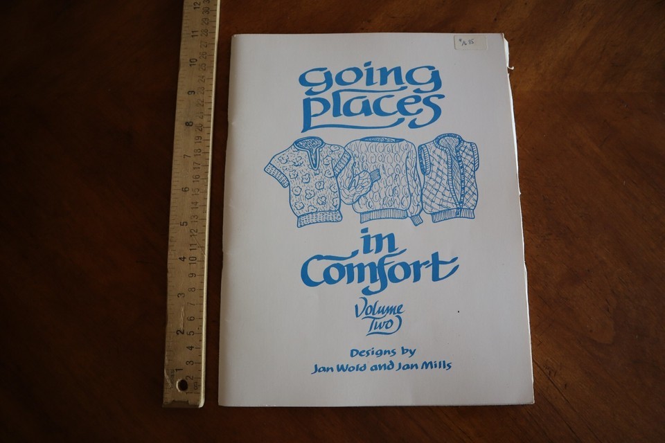 Going Places in Comfort Vol.2 Two by Jan Wold &amp; Jan Mills 1987 Machine K... - $16.10
