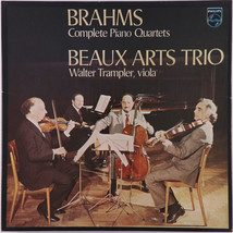 Brahms , Beaux Arts Trio, Walter Trampler – Complete Piano Quartets 3xLP Box Set - £28.62 GBP