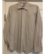 Men&#39;s Robert Graham Classic Fit multi plaid cotton dress shirt XL - £29.51 GBP
