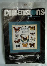 Dimensions Butterfly Collection Counted Cross Stitch Kit Marsha Winborn NEW 3504 - £27.49 GBP
