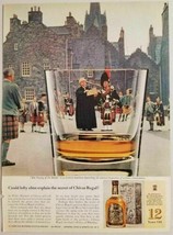 1962 Print Ad Chivas Regal Scotch Whiskey &quot;The Crying of the Buelle&quot; - $13.10