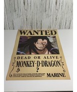 Wanted Dead Or Alive Monkey D Dragon Marine Anime Poster One Piece Manga... - £13.12 GBP