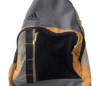 Adidas Large Back Pack Orange Black Gray Stained - $9.63