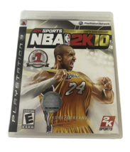 2K Sports NBA 2K10 PS3  10th Anniversary Edition Kobe Bryant with Manual... - $12.00