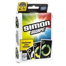 Simon Swipe Family Card Game Hasbro Gaming Bilingual Version 2+ Players NEW - $15.77