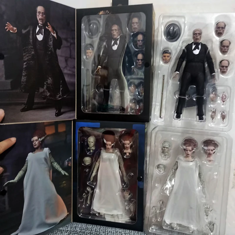 NECA-Original Action Figures Of The Phantom Of Opera Lon Chaney The Bride Of - £34.82 GBP+