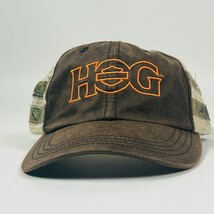 Vintage Hog Harley Davidson Ball Cap Mens Mesh Adjustable Snapback Truck... - $14.24