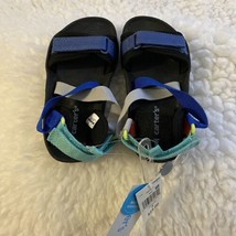 Carters Delray Blue Toddler strappy boys sandals size 8 Brand New - £11.42 GBP