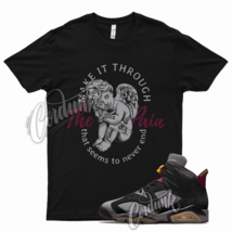 Black TP Shirt for Air J1 6 Bordeaux Graphite Dark Grey Maroon Charcoal - £20.62 GBP+