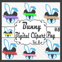 Bunny Digital Clipart Vol. 8 - $1.25