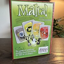 Z-Man Malta! Card Game Strategy Fun Reactions Fast 2-6 Players - £10.25 GBP