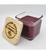 NEW Canyon Creek Candle Company 14oz Cube jar CHERRY scented Hand-poured - $28.94