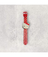 Vtg Hello Kitty Bracelet Red White Polkadot Band Rare - $39.74 CAD