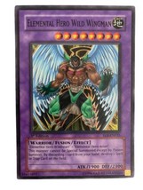 YUGIOH Elemental Hero Wild Wingman EOJ-EN035 1st edition Super Rare Near... - $5.89