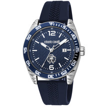 Roberto Cavalli Men&#39;s Classic Blue Dial Watch - RC5G018P0025 - £127.26 GBP