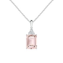 Authenticity Guarantee

ANGARA Natural Morganite &amp; Diamond Pendant in 14K Whi... - £602.26 GBP