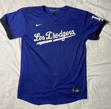 Nike Los Angeles Los Dodgers Blank Jersey Youth XL Blue MLB Baseball - $25.00