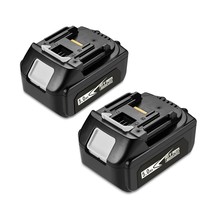 2 Packs 18V 5.0Ah Replacement Battery Makita 18V Lithium Ion Cordless To... - $93.99