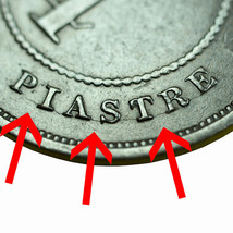 error Cyprus Coin 1/4 Piastre 1879 Victoria Mint Die Crack KM#1.1 Scarce... - $629.99