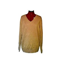 JM Collection Sweater Acorn Heather Women Cozy V Neck Size Large  Pullover - £26.66 GBP