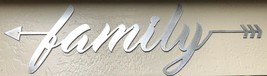 Family Arrow Wall Decor 22&quot; x 6 1/2&quot; Unfinished - $25.63