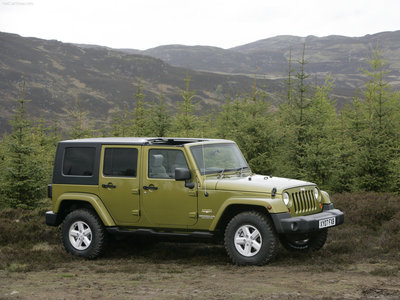 Primary image for Jeep Wrangler Unlimited [UK] 2008 Poster 24 X 32 | 18 X 24 | 12 X 16 #CR-1403724