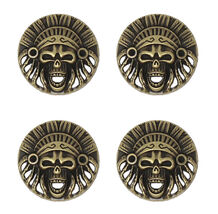 Concho Set of 4 Screw Back Conchos Western Saddle 1-1/4" Co600 - $21.77