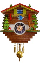 0196QP - Engstler Battery-operated Clock - Mini Size with Music/Chimes - 5.5&quot;... - £72.65 GBP