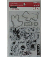 Recollections Valentine&#39;s Day Stamp &amp; Die Set 20 pieces Puppy Love Woof ... - $34.95 CAD