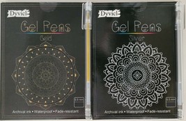 Dyvicl UltraFine 0.5mm Gel Pens Metallic Select: Gold &amp;/or Silver - £2.32 GBP+