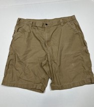 Carhartt Men Size 42 (Measure 39x10) Dark Beige Carpenter Cargo Shorts - $10.35