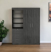 59" Gray Three Drawer Combo Dresser - $18,592.50 MXN