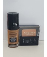 2 Covergirl Trublend Mat Foundation #D10 Golden Car/Full Spectrum Powder... - $220.28 MXN